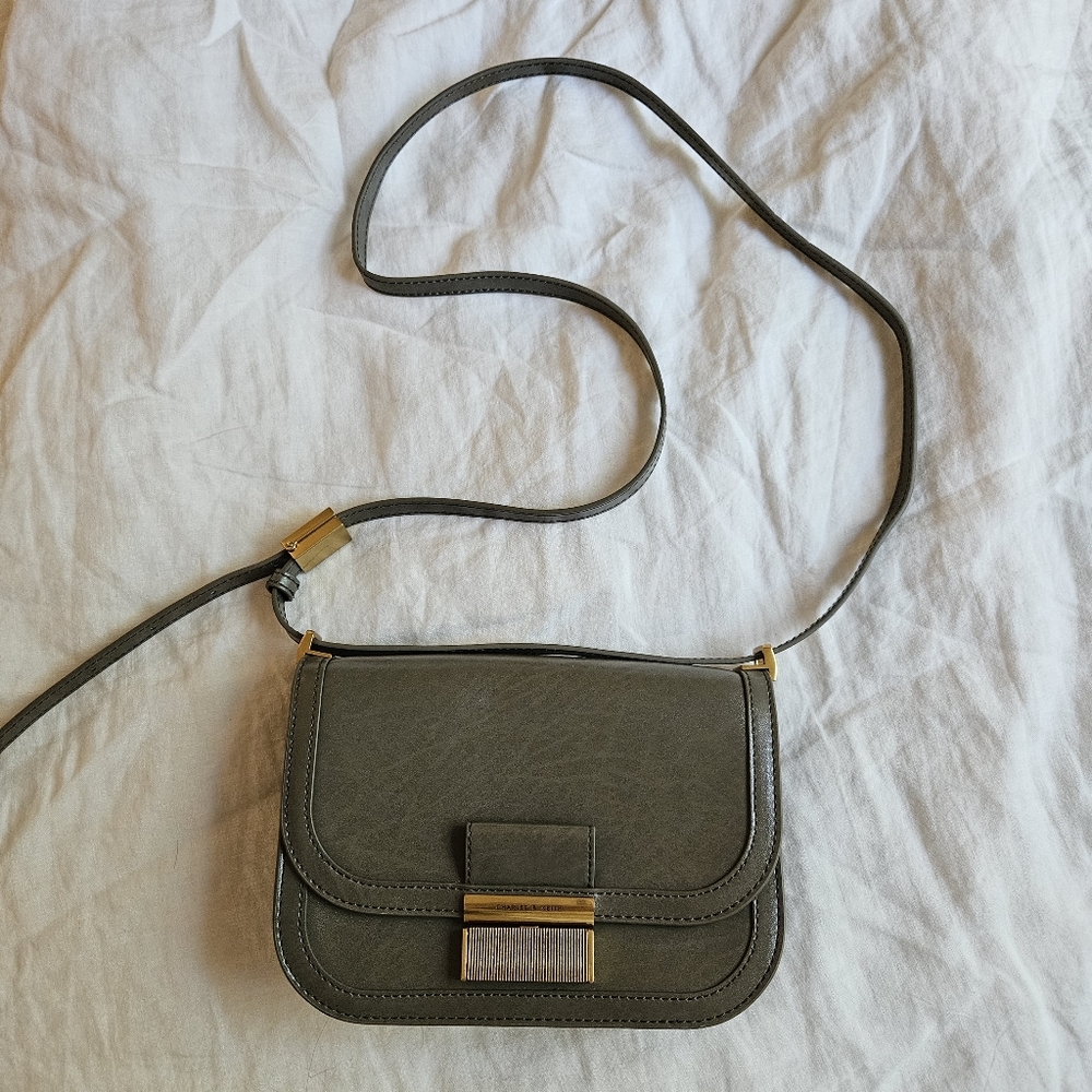 Charles & Keith Olive Crossbody Bag